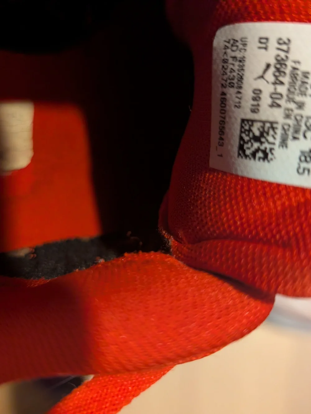 Puma Kids Red Sneakers with Gold Accent